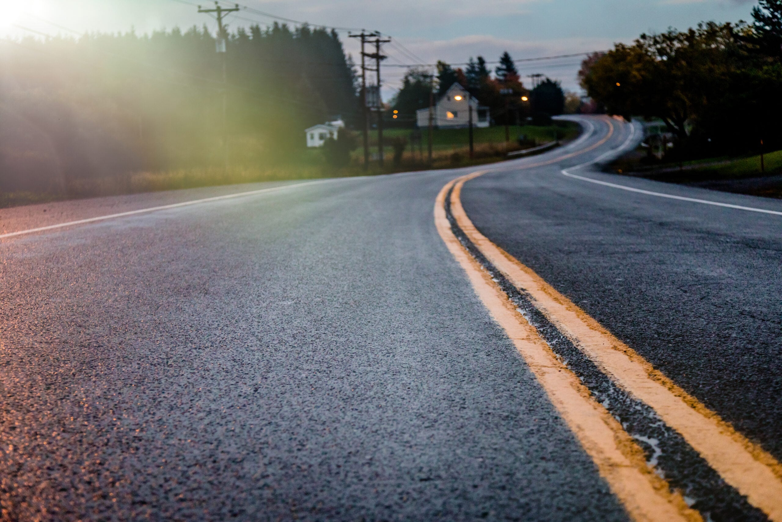 two way road